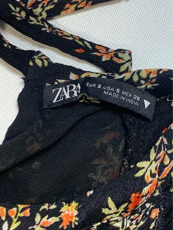 Zara Long Floral Maxi Dress, Sz S - photo 3