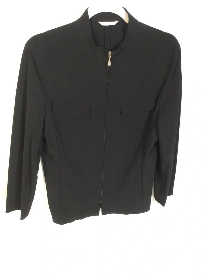 Weekend Max Mara Bergdorf Goodman Black Full-Zip Jacket - photo 2