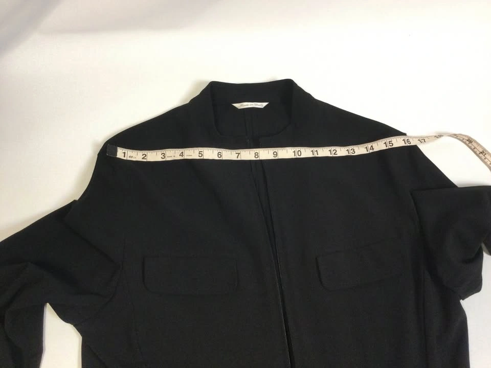 Weekend Max Mara Bergdorf Goodman Black Full-Zip Jacket - photo 4