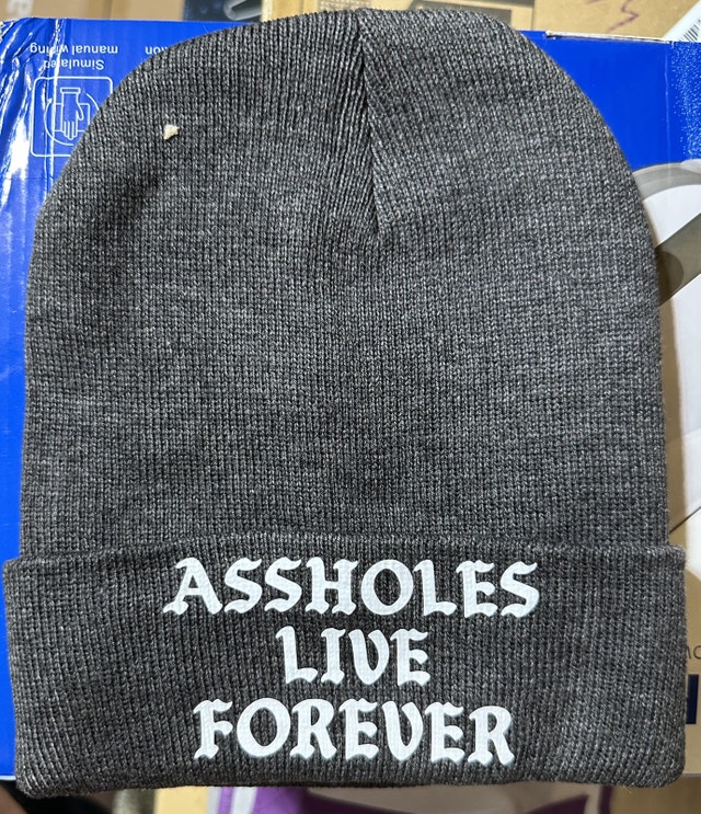 BRAND NEW ALF - ASSHOLES LIVE FOREVER BEANIE