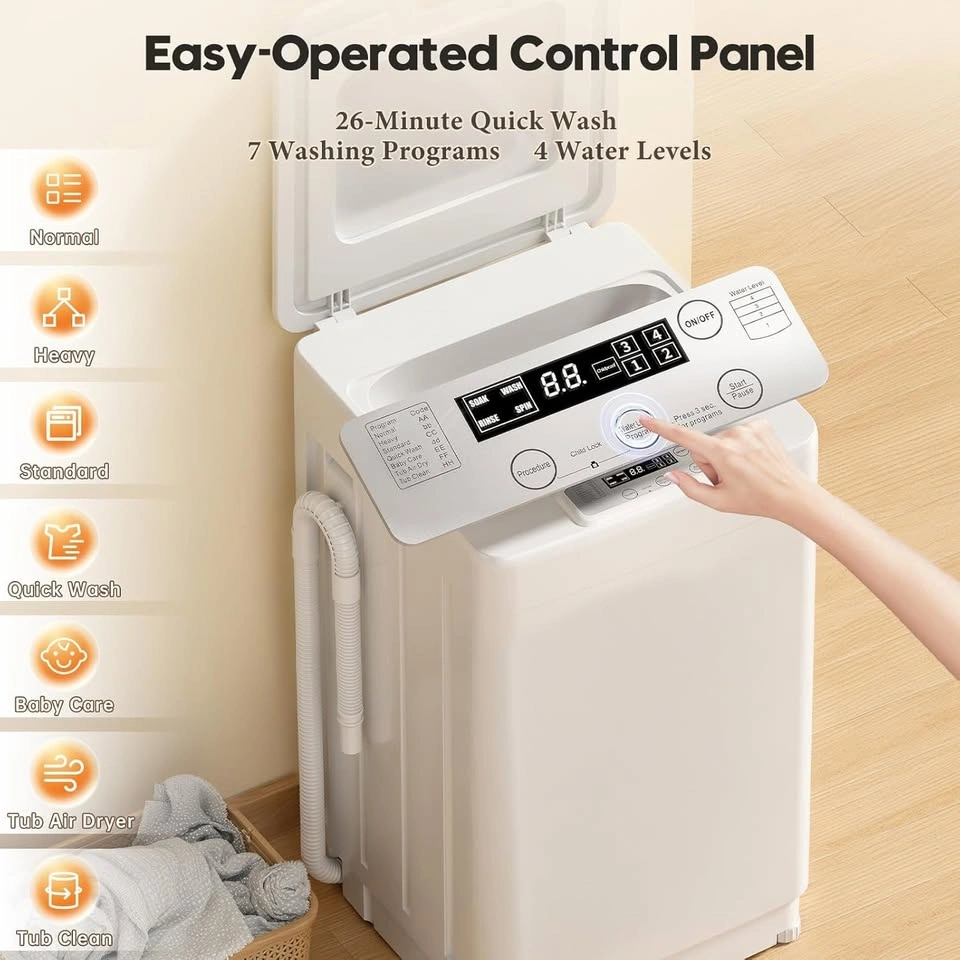 Auertech 18 lbs Portable Washing Machine, Fully Automatic Portab - photo 4