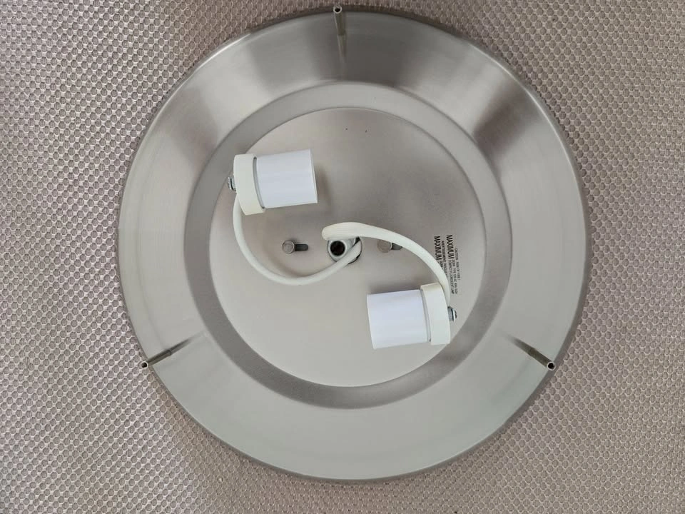 Brushed Nickel Ceiling Light 14" - photo 2