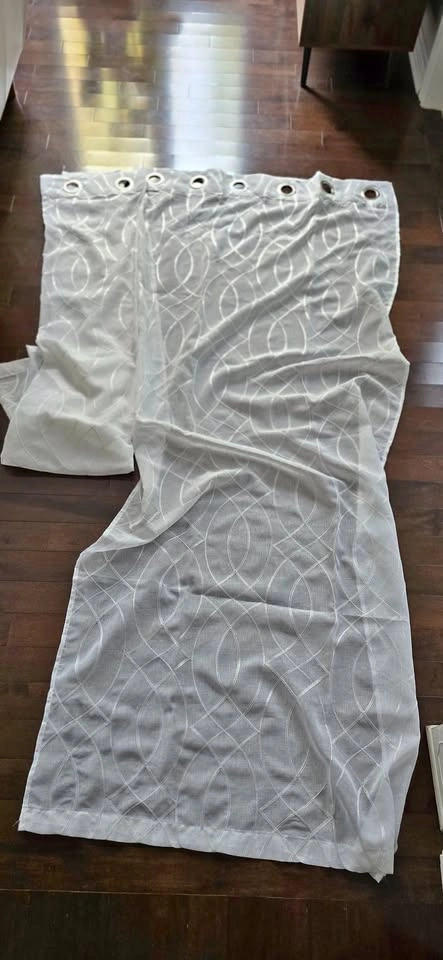 White Sheer Draperies