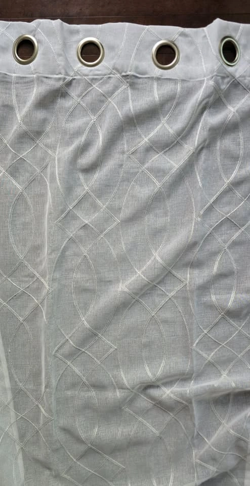 White Sheer Draperies - photo 2