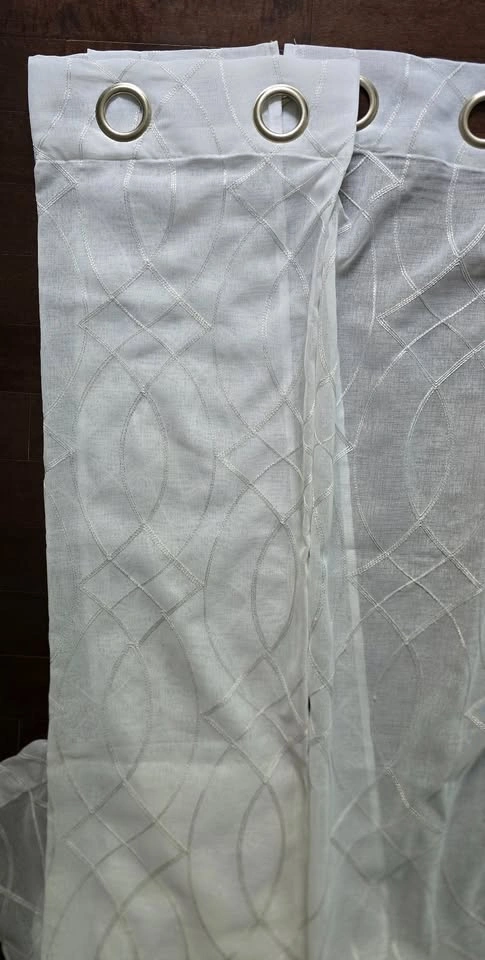 White Sheer Draperies - photo 3