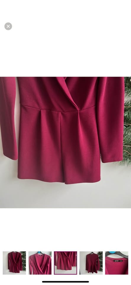 Bershka - long sleeves romper - great condition! Size small - photo 3