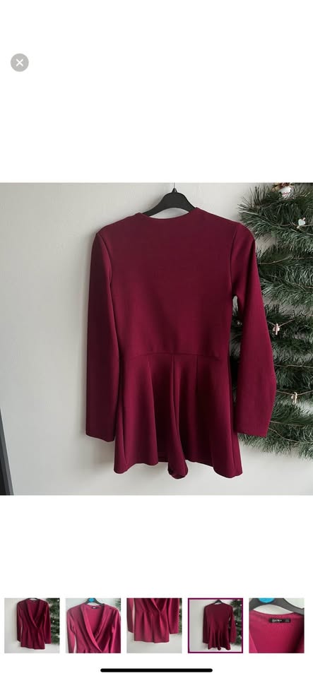 Bershka - long sleeves romper - great condition! Size small - photo 4