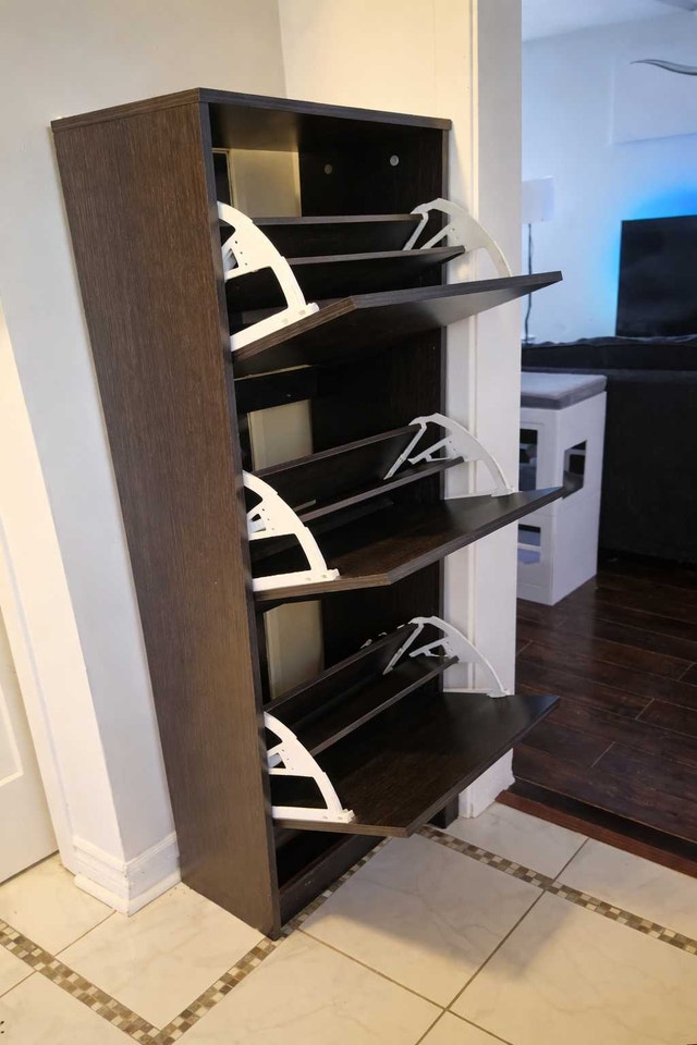 Moving Sale – IKEA BISSA Shoe Cabinet – Black/Brown – $50 OBO - photo 2