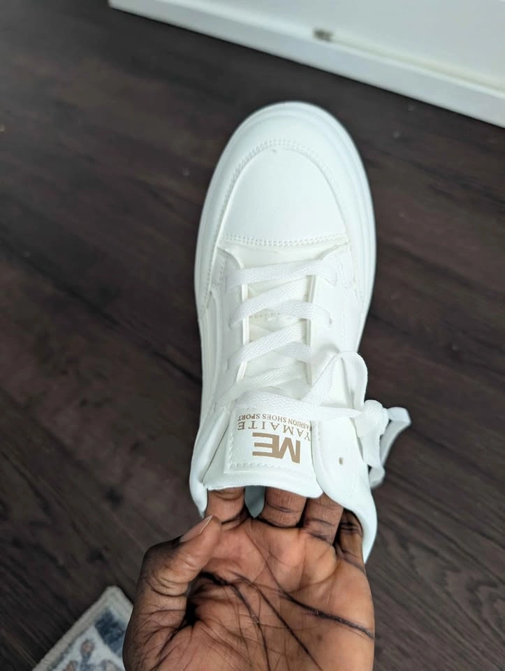 Brand new male white sneakers - photo 5