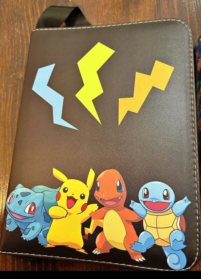 Filled Pokémon Card Binder