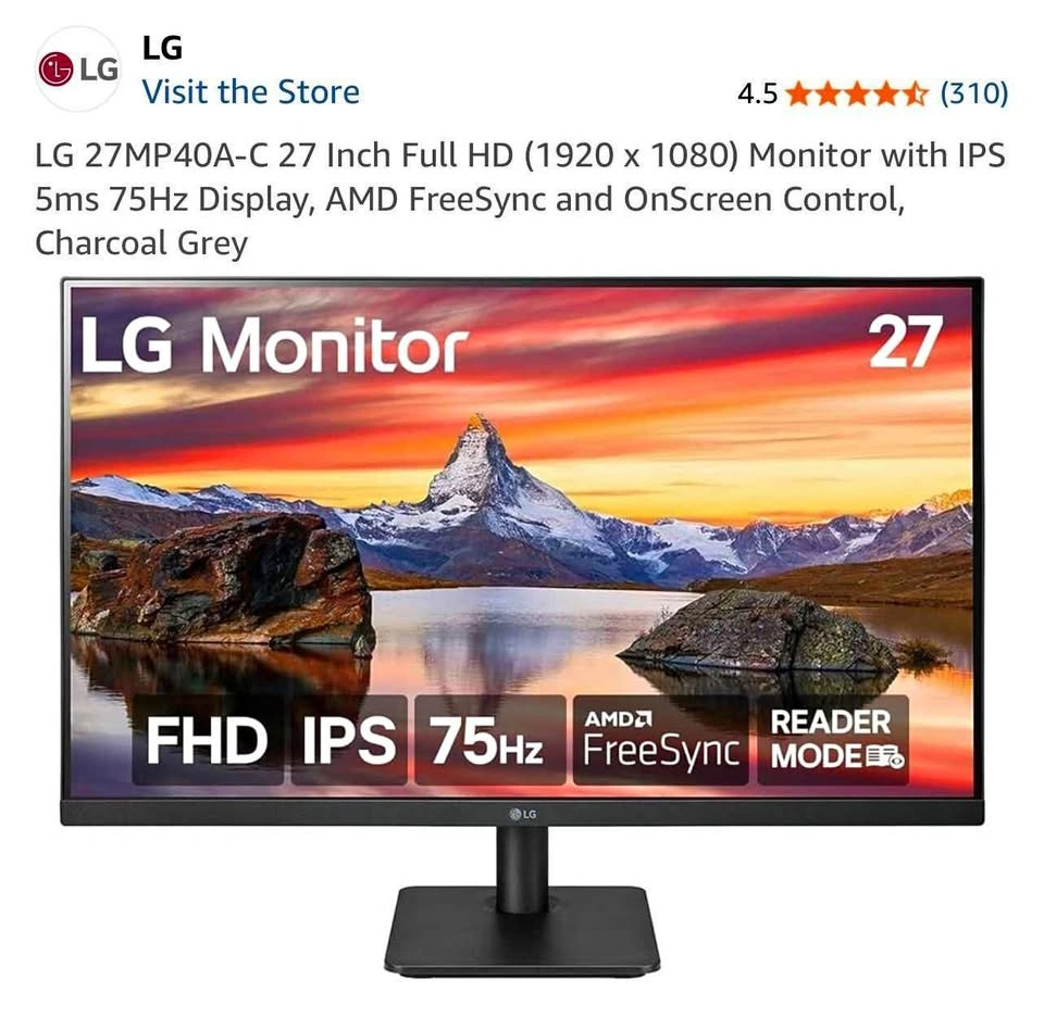 27" LG Monitor