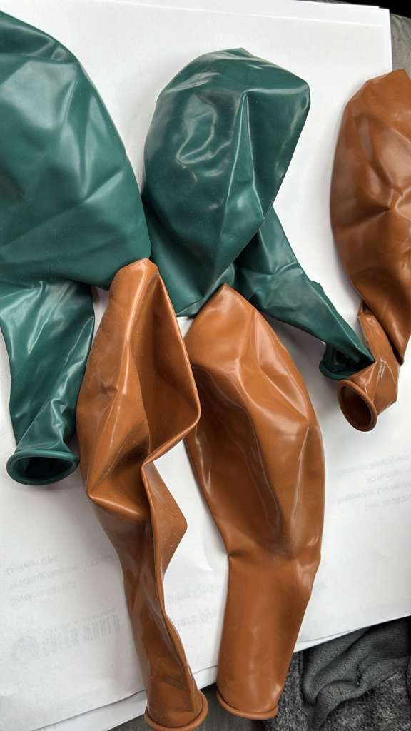Tuf-Tex USA 17" Large Latex Balloons - 155 PCS Burnt Orange