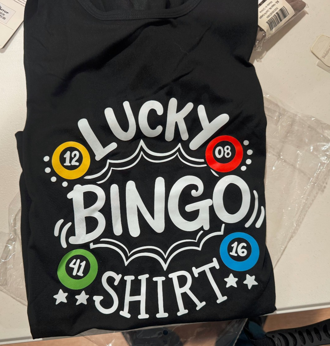 Lucky Bingo T-Shirt - Perfect for Bingo Lovers - photo 3