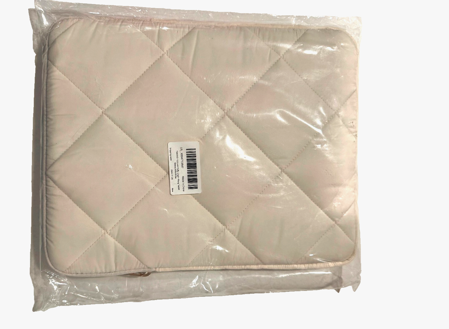 Puffy Tablet Sleeve, iPad Carrying Bag (9-10") - Ivory - photo 4