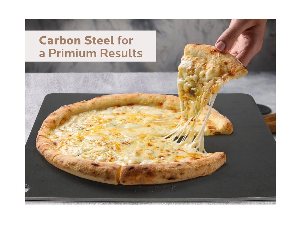 OLEEK Pizza Steel Sheet For Oven - 16”x13.3” - Open Box - photo 5