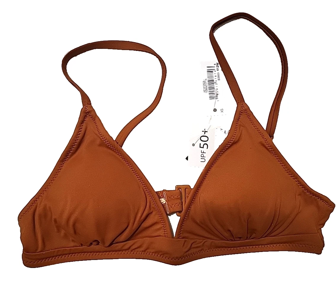 Amazon Essentials Women's Bikini Top Blue M - photo 5