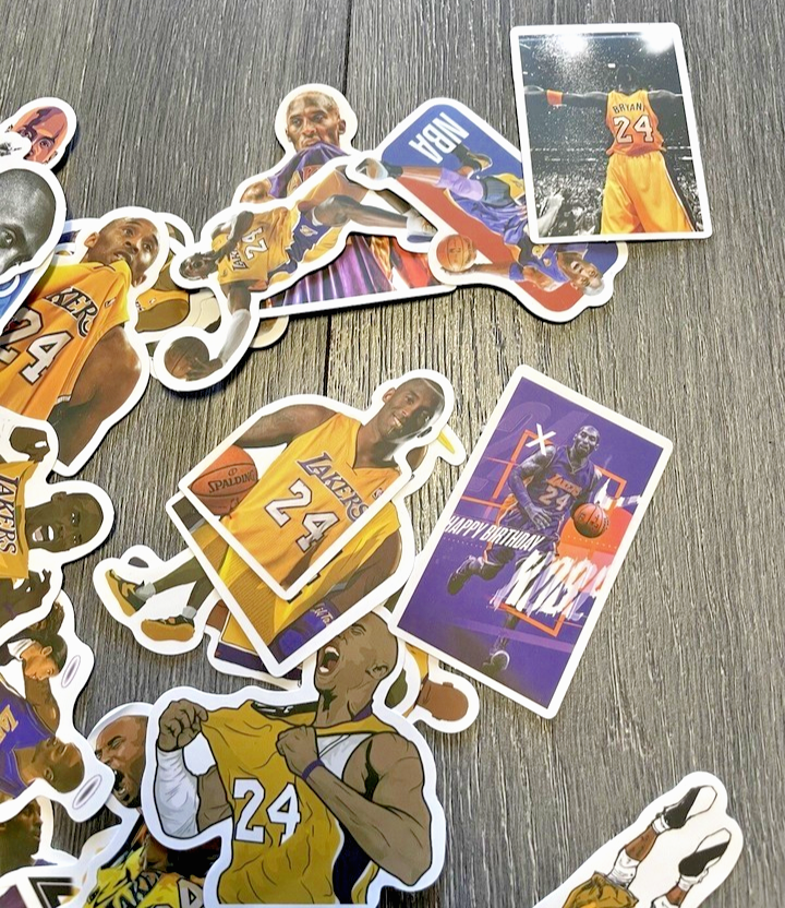 35 Pack Kobe Bryant Laptop Decals - Lakers, Gigi, Black Mamba - photo 2
