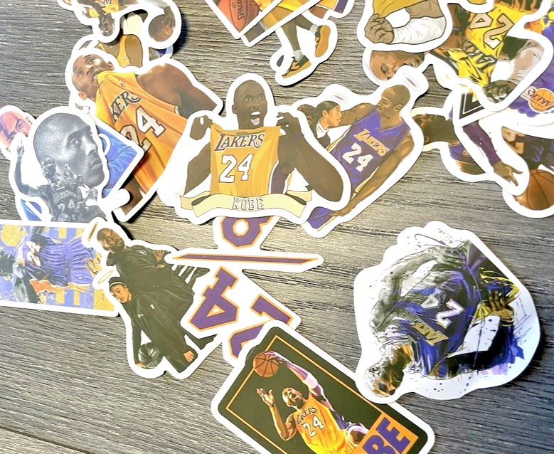 35 Pack Kobe Bryant Laptop Decals - Lakers, Gigi, Black Mamba - photo 3
