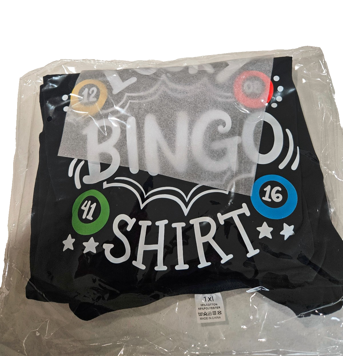 Lucky Bingo T-Shirt - Black, Men's Size - photo 2