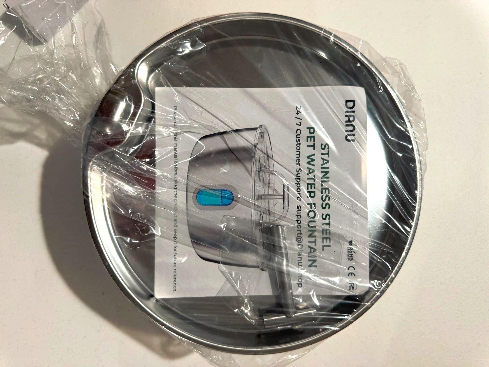 Dianu Electric Water Bowl 3.2l Automatic Pet Drinking Fountain - photo 2