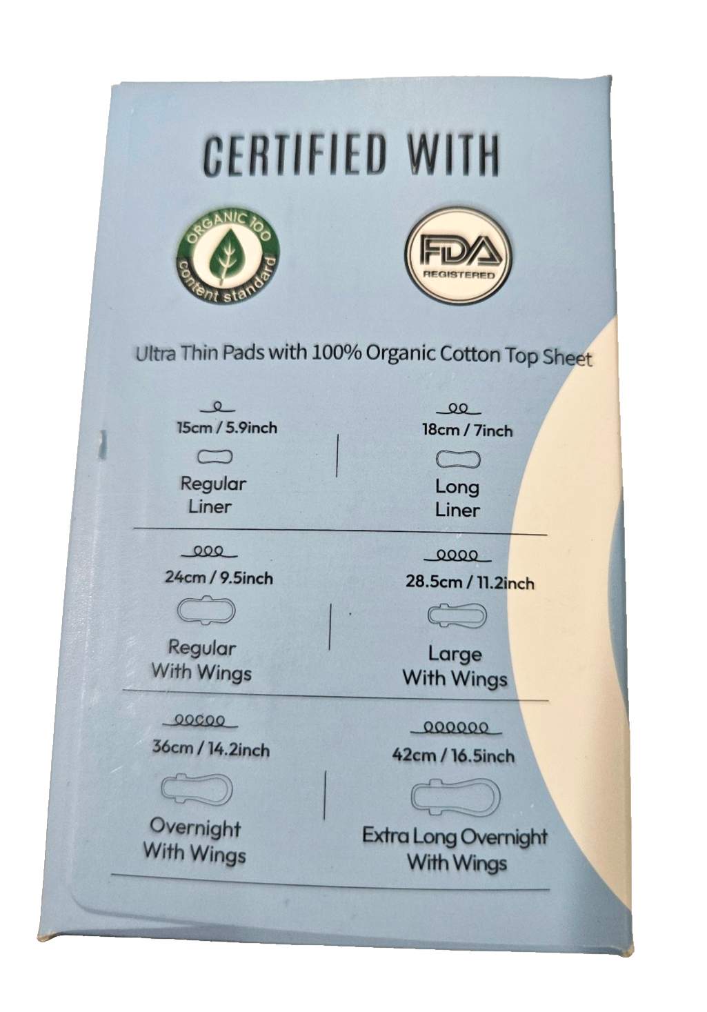 RPE Life Organic Cotton Pads - Size 3 Regular, 36ct - photo 3