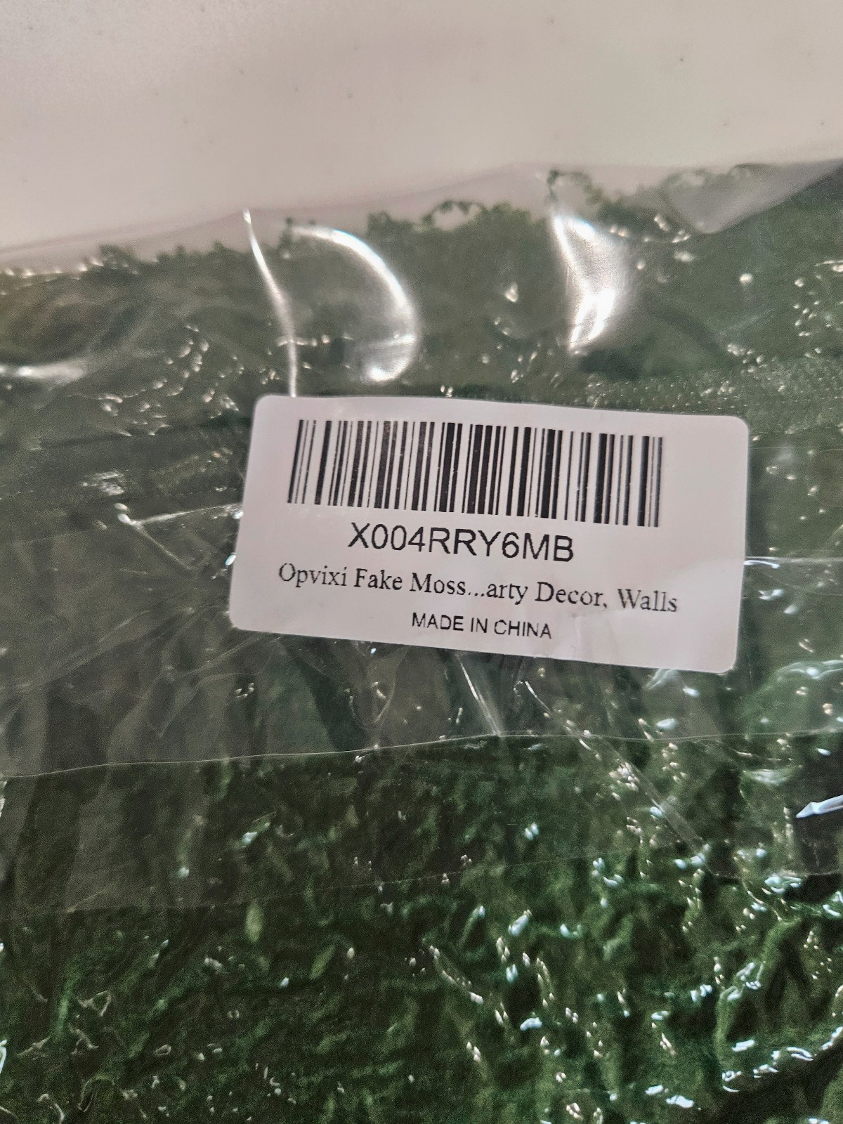 Fake Green Moss For Fairy Garden Floral Crafts Big Bag - photo 2