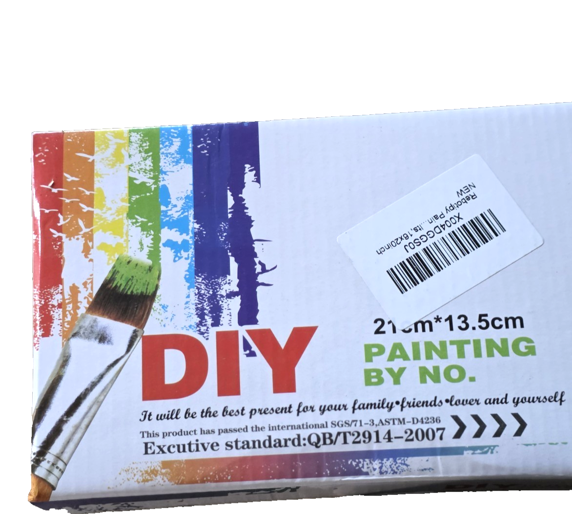 DIY Paint by Number Art Project