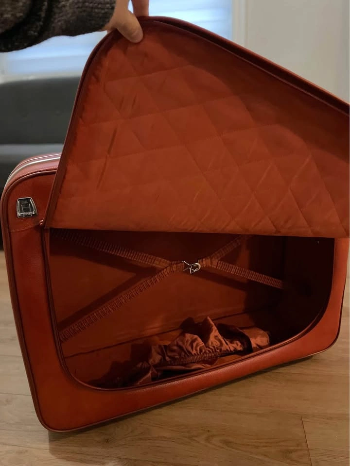 Vintage Jetliner Suitcase - 1960s/70s Retro Luggage - photo 4