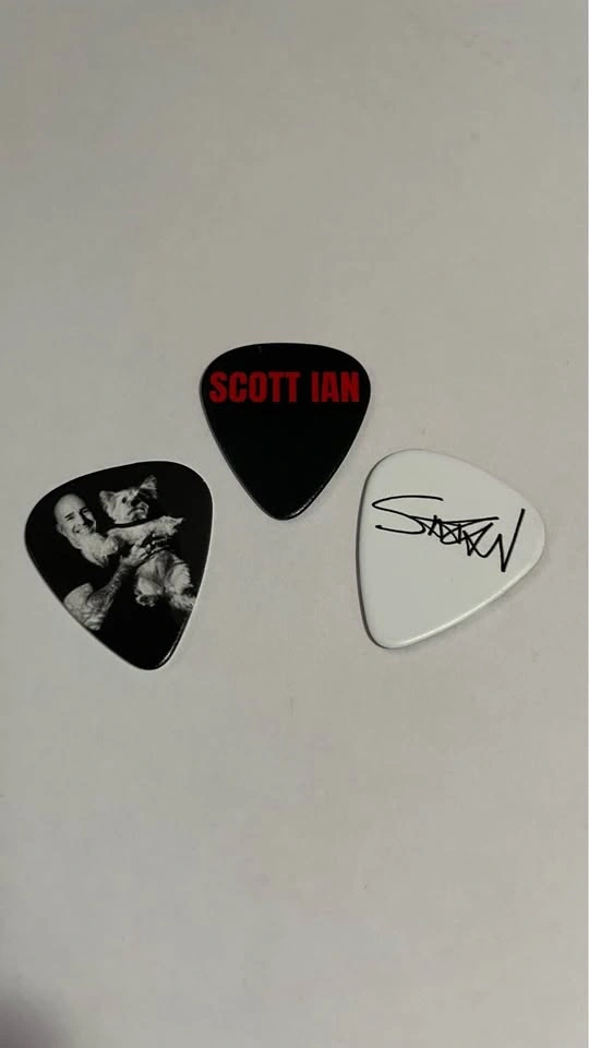 Anthrax Band Guitar Picks: Logo, Signature & Scott Ian w/ Dog Ph - photo 2