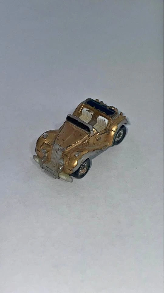 Micro Machines Diecast Car Vintage 1930s Classic Metallic Gold M