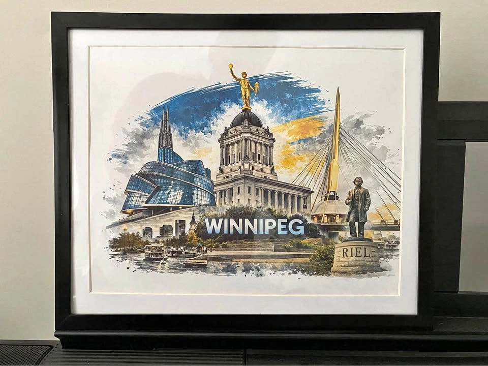 Beautiful Winnipeg Framed Art – Perfect for Home or Office