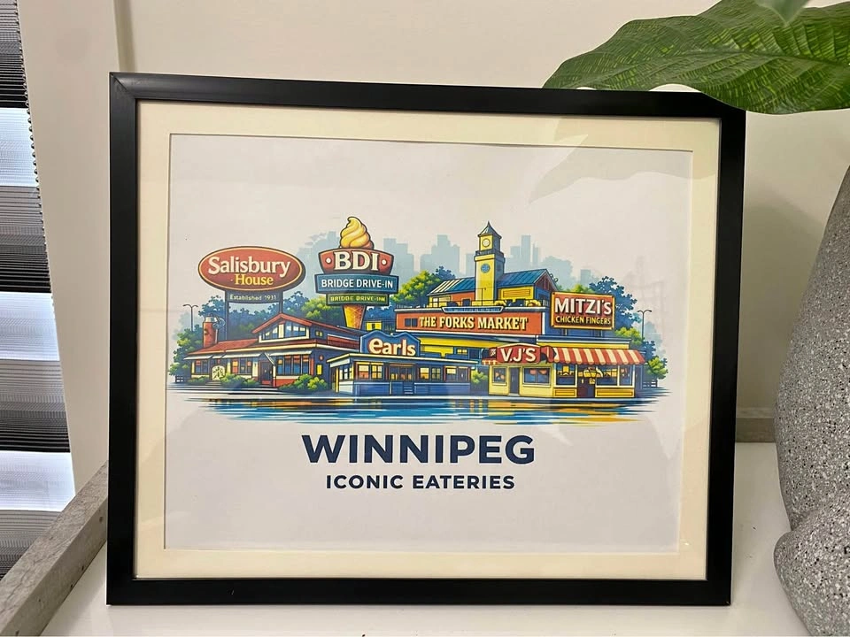 Winnipeg Iconic Eateries – Framed Art!