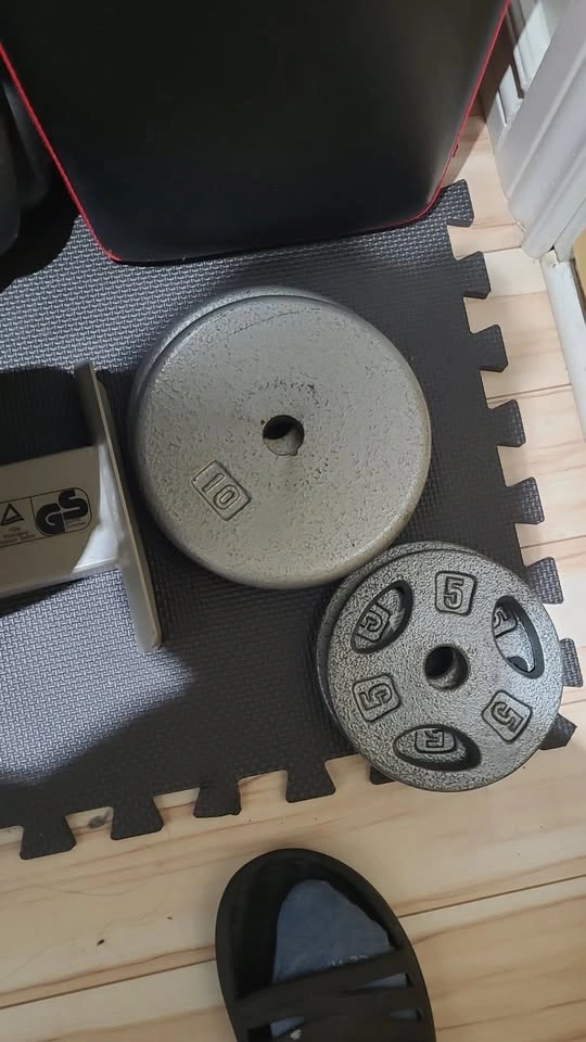 AmStaff Fitness Multi Press Bench & Weights - photo 5