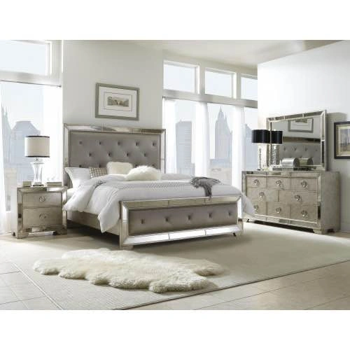 Pulaski Farrah 5-Drawer Chest / Tall Dresser – Mirrored Metallic - photo 5