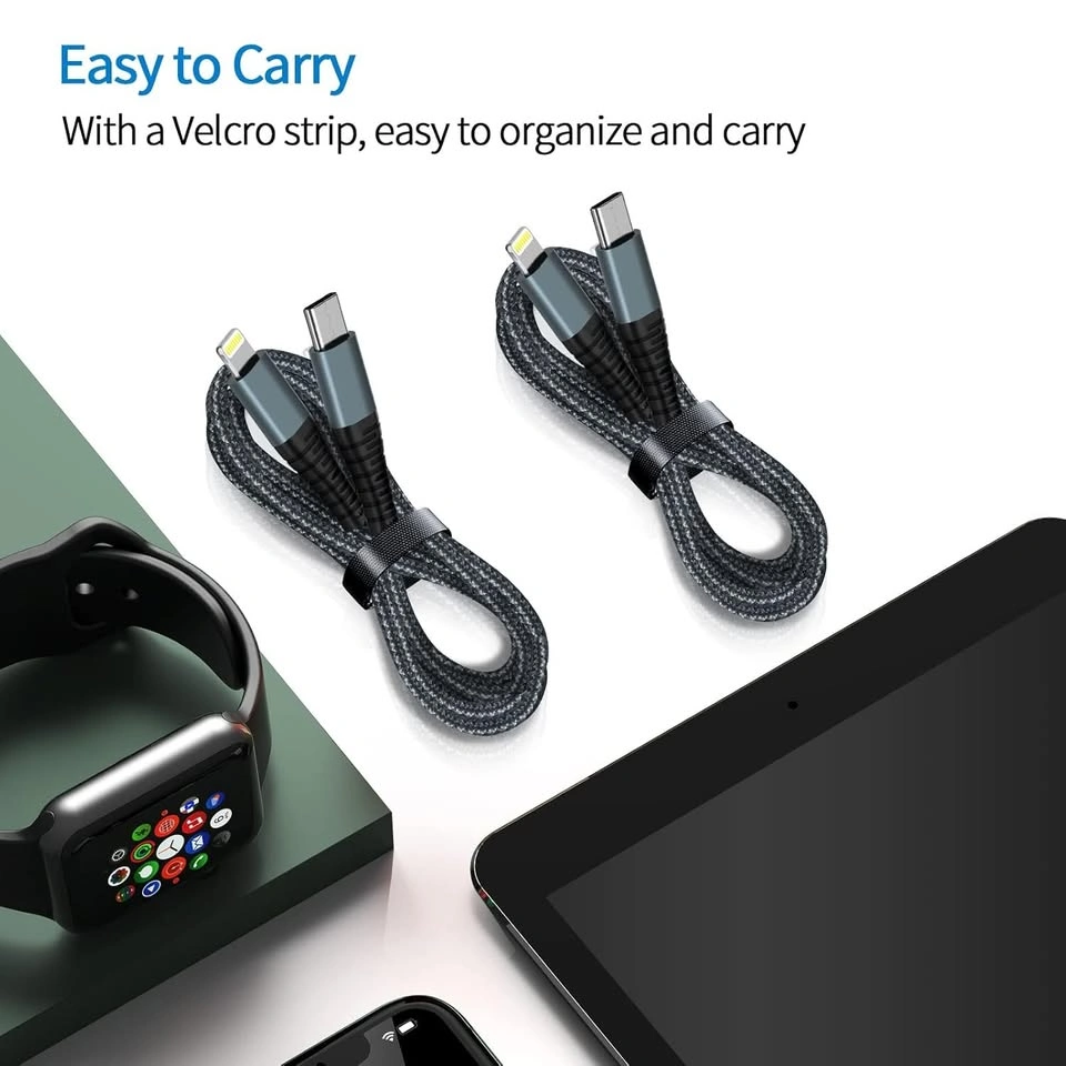 USB C to Lightning Cable 6FT 2Pack - photo 2