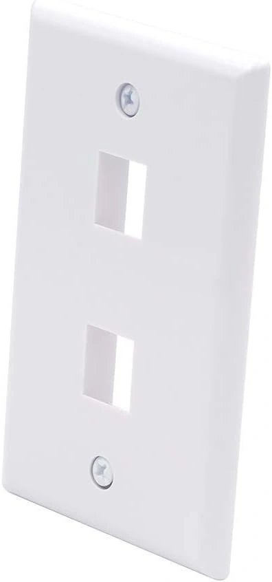 VCE 2 Port Keystone Wall Plate UL Listed (9-Pack) - photo 4