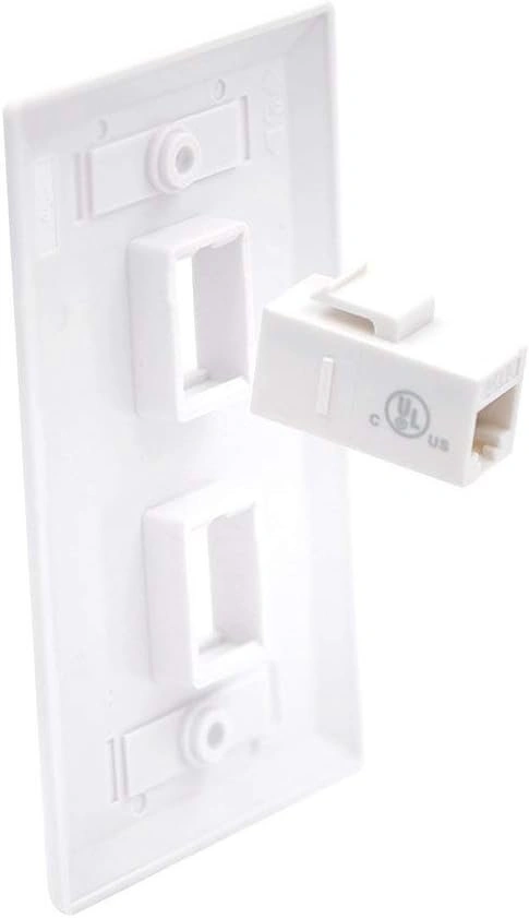 VCE 2 Port Keystone Wall Plate UL Listed (9-Pack) - photo 5