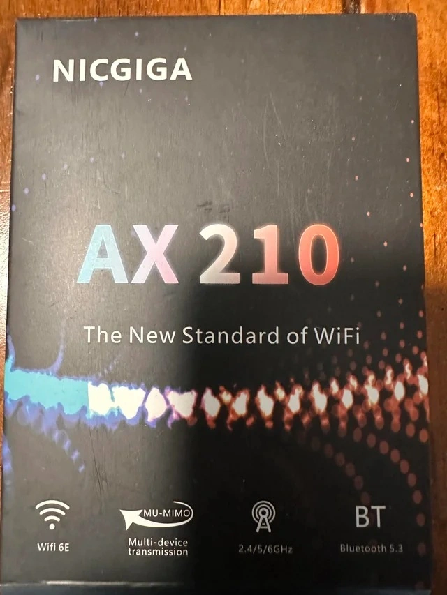WiFi 6E Wireless Card Intel AX211 NGW - photo 2