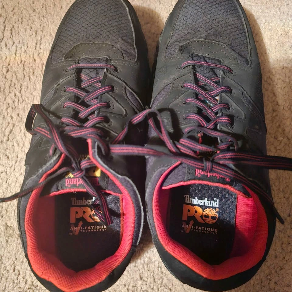Men's Timberland Steel Toe Shoes (Size 8.5W) - photo 5