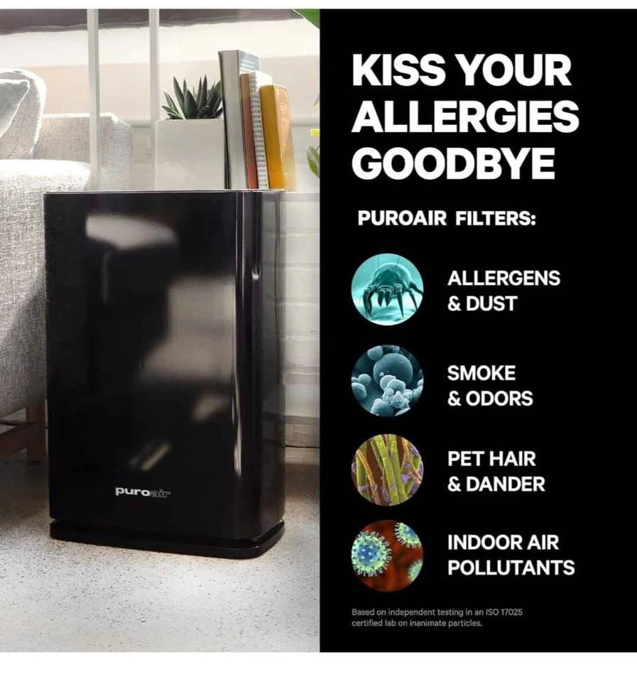 PuroAir 400 HEPA Air Purifier for Large Rooms - photo 3