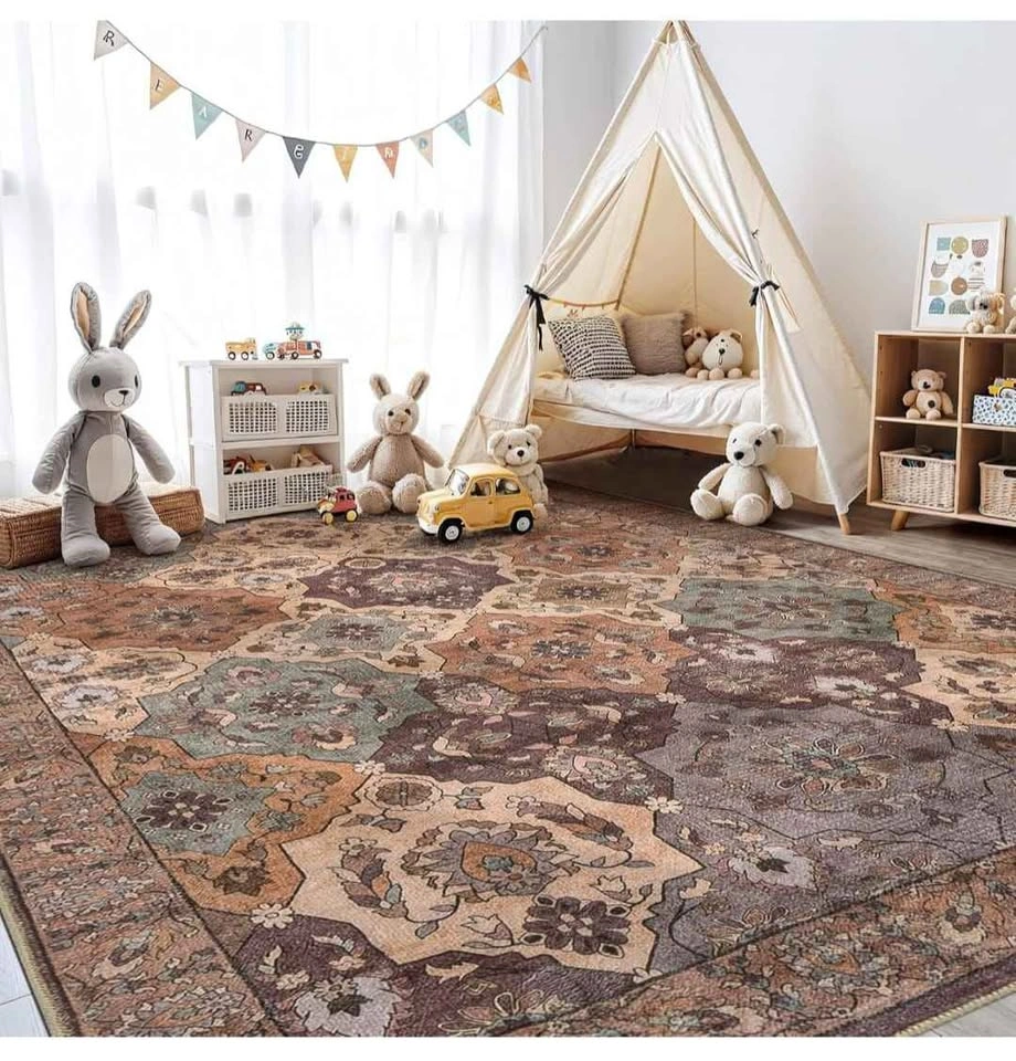 9x12 Washable Moroccan Trellis Area Rug - photo 3