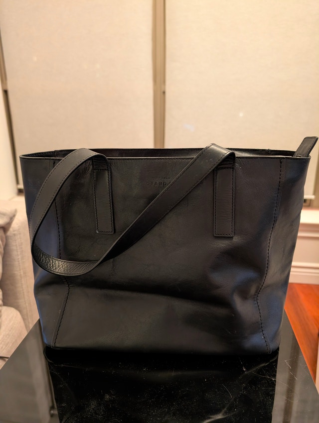 Cole Haan Black Leather Tote