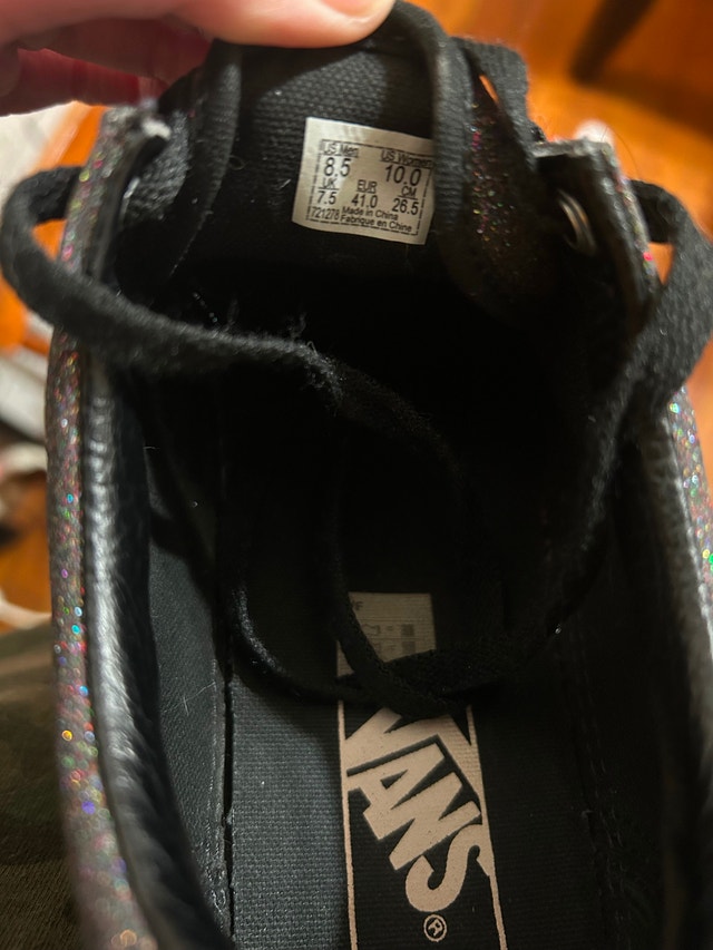 Black Glitter Vans 🌱 - photo 2