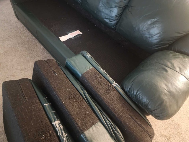Leather Couch and Love Seat - photo 3