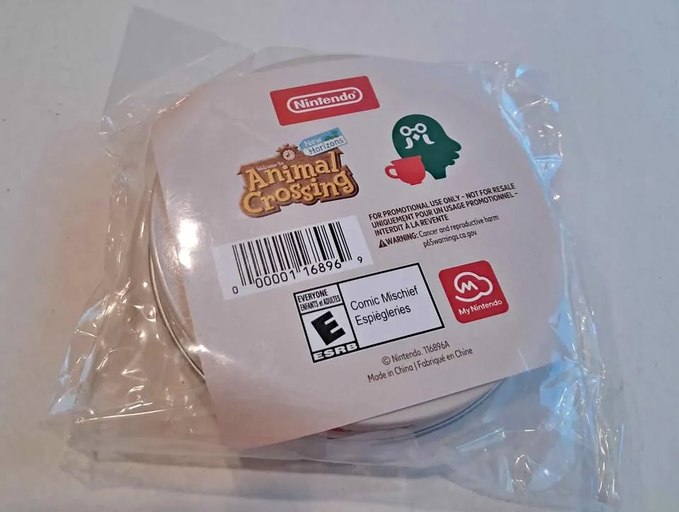 Nintendo promo Animal crossing coasters thumbnail