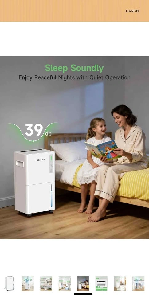 Trazico 1500 Sq. Ft. Smart Dehumidifier - photo 5