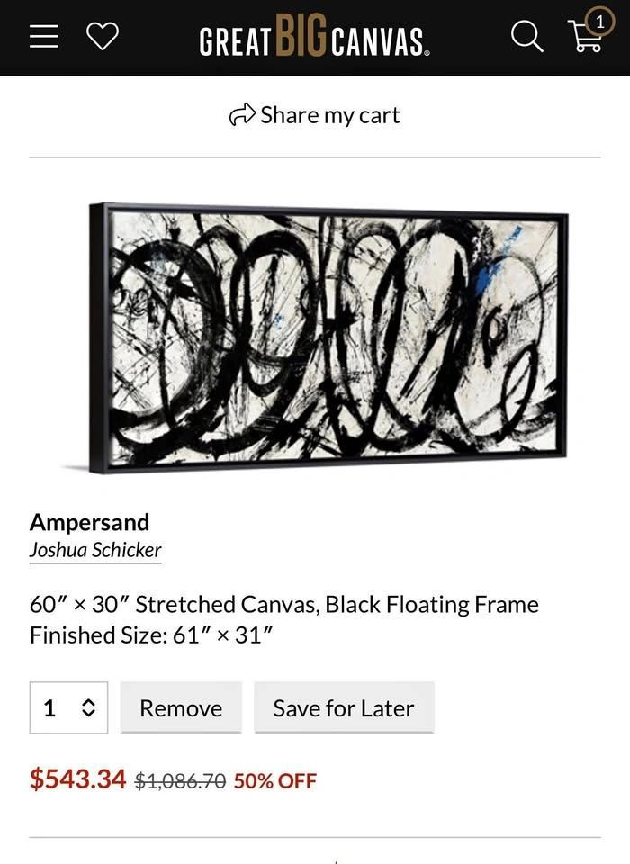 Ampersand Wall Art Joshua Schiker