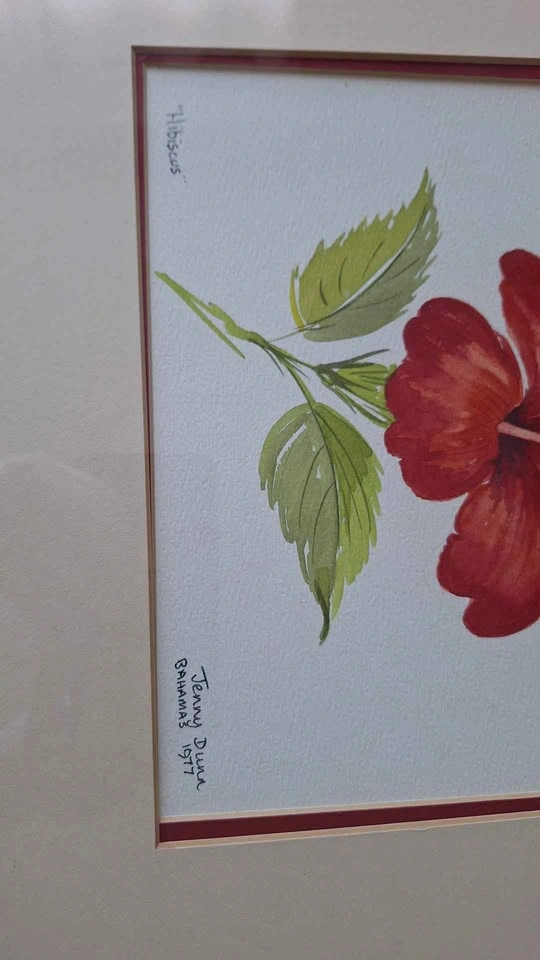 Botanical watercolor original - photo 4