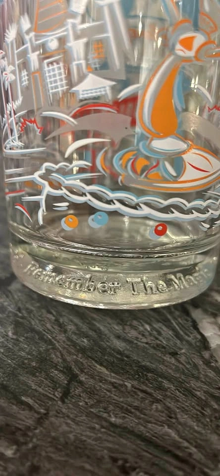 Vintage Walt Disney World 25th Anniversary Glasses