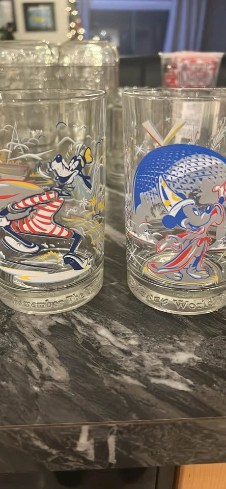 Vintage Walt Disney World 25th Anniversary Glasses - photo 4